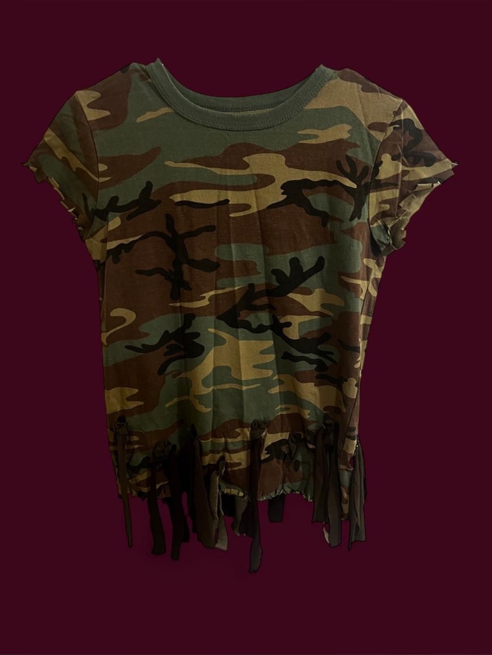 Rothco Camouflage Fringe Short Sleeve Green/Brown